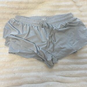 Essentials Light Gray Athletic Shorts